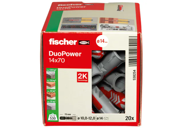DUOPOWER 14X70 (20 STUKS) REF:538254 FISCHER