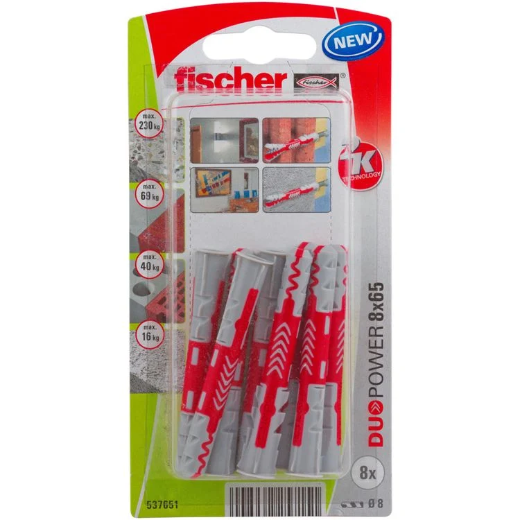 DUOPOWER 8X65 K NV REF:537651 FISCHER