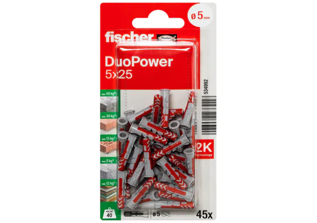 DUOPOWER 5X25 K NV REF:534992 FISCHER