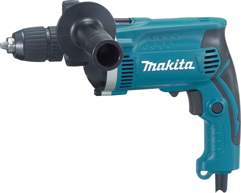 KLOPBOORMACHINE 710 WATT 13MM IN KOFFER + BORENSET REF:HP1631KSP MAKITA