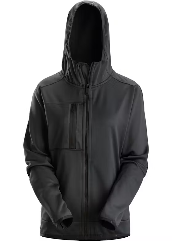 AW DAMES FLEECE HOODIE FZ REF:8057 SNICKERS WORKWEAR