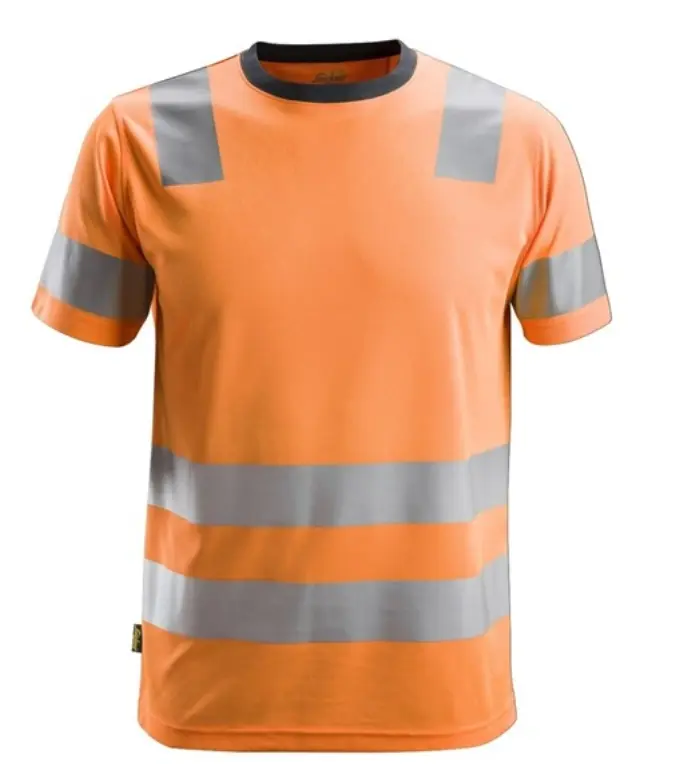 AW HV T-SHIRT CL2 REF:2530 SNICKERS WORKWEAR
