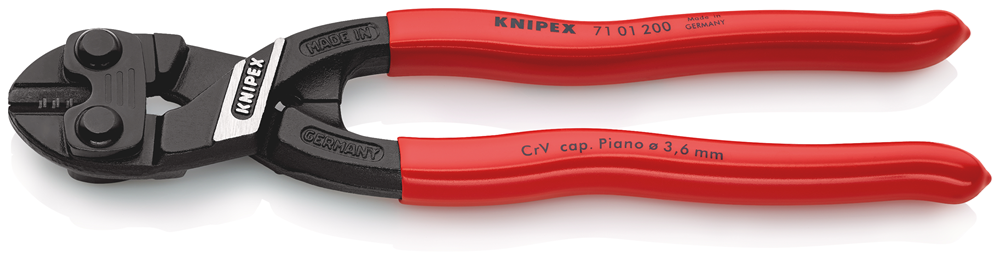 HEFBOOM-MIDDEN-SNIJTANG COBOLT 71 01 200 KNIPEX