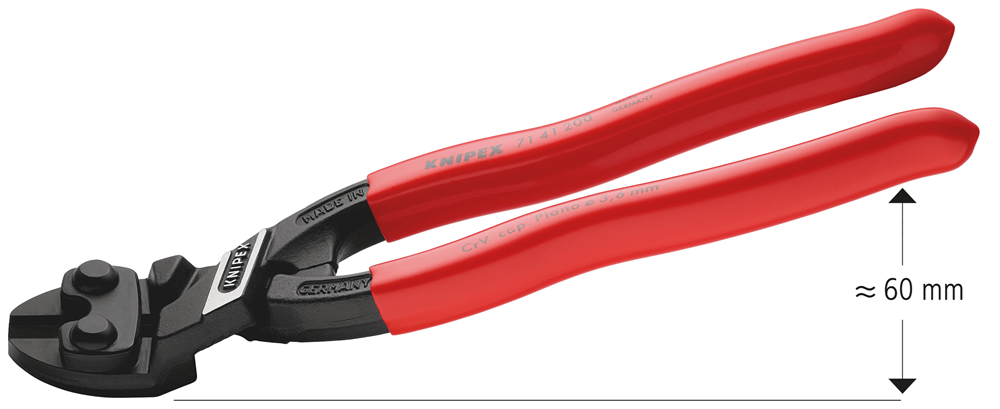 HEFBOOM-MIDDEN-SNIJTANG 'COBOLT' 71 41 200 KNIPEX