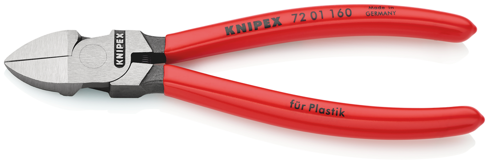 ZIJSNIJTANG VOOR KUNSTSTOF REF:72 01 160 KNIPEX