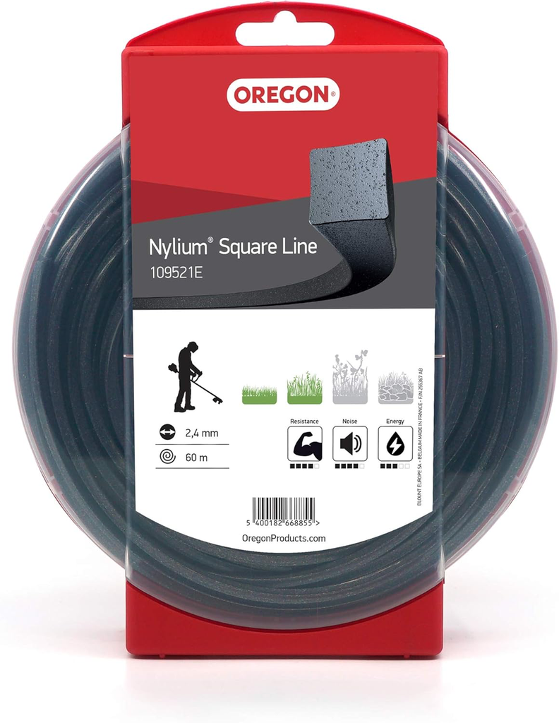 NYLIUM VIERKANT MAAIDRAAD 2.4MMx60M 109521E OREGON