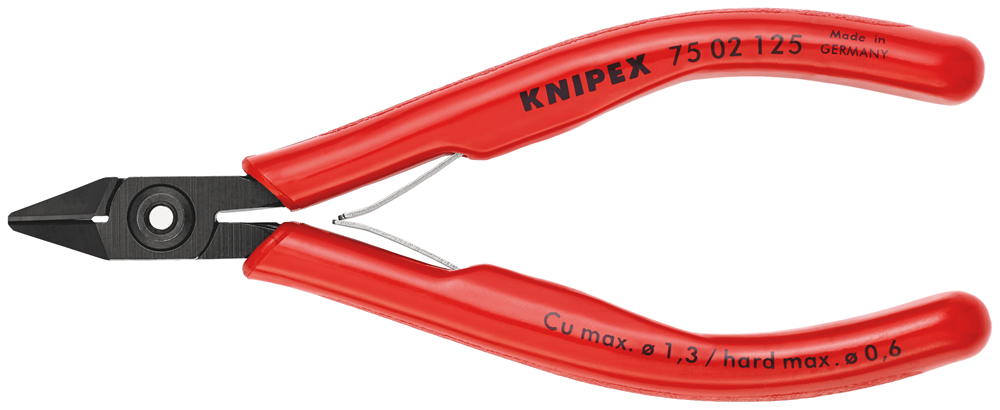 ELEKTRONICA-ZIJSNIJTANG 75 02 125 KNIPEX