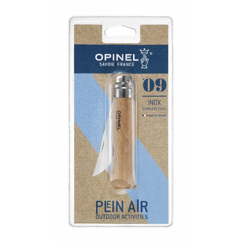 ZAKMES OPINEL 9CM NR.9 RVS BLISTER REF:5118/22-09 8