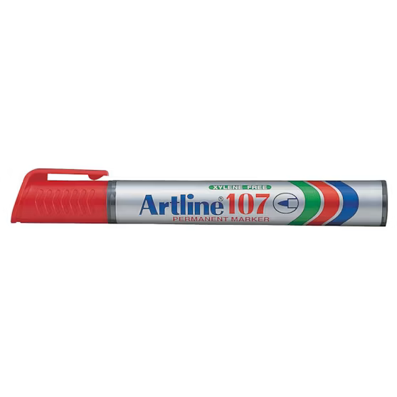 PERMANENT MARKER EK 107 ROOD REF:AL 107R ARTLINE