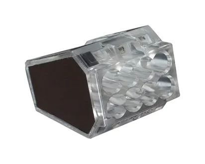 STEEKKLEM POLYCARB. 8 P. 1.0-2.5/ZWART 5ST WEDI