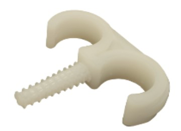 PLUGCLIPS 6MM-DUBBEL-WIT PVC 16-20MM 50ST WEDI