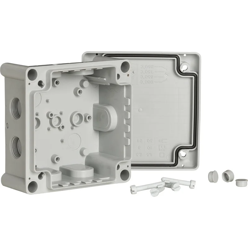 JSL J100S-BOXLINE KABELDOOS VOOR 7 WARTELS M PVC 102X102X56-IP 6 REF:FKWVIJS-BLG100S-0010 WEDI