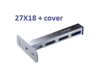 WANDCONSOLE-RAIL PERFO 27X18X1.2 L300MM VZ REF:IVVZSWT-V271803-E001 WEDITRADE