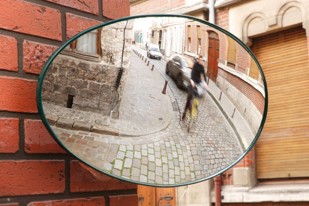 VERKEERSSPIEGEL OVAAL DIAMETER 56CM REF:ZMB314POVA MOTTEZ