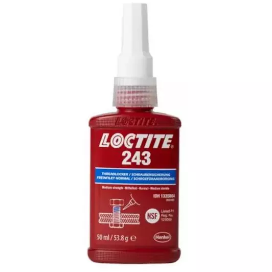 LOCTITE 243 SCHROEFDRAADBORGING MEDIUM STERKTE 50ML REF:A0630336 PARTOOL