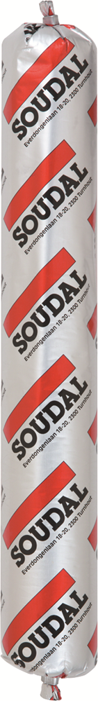 SILIRUB TRADITION ZWART WORST 600ML REF:123460 SOUDAL