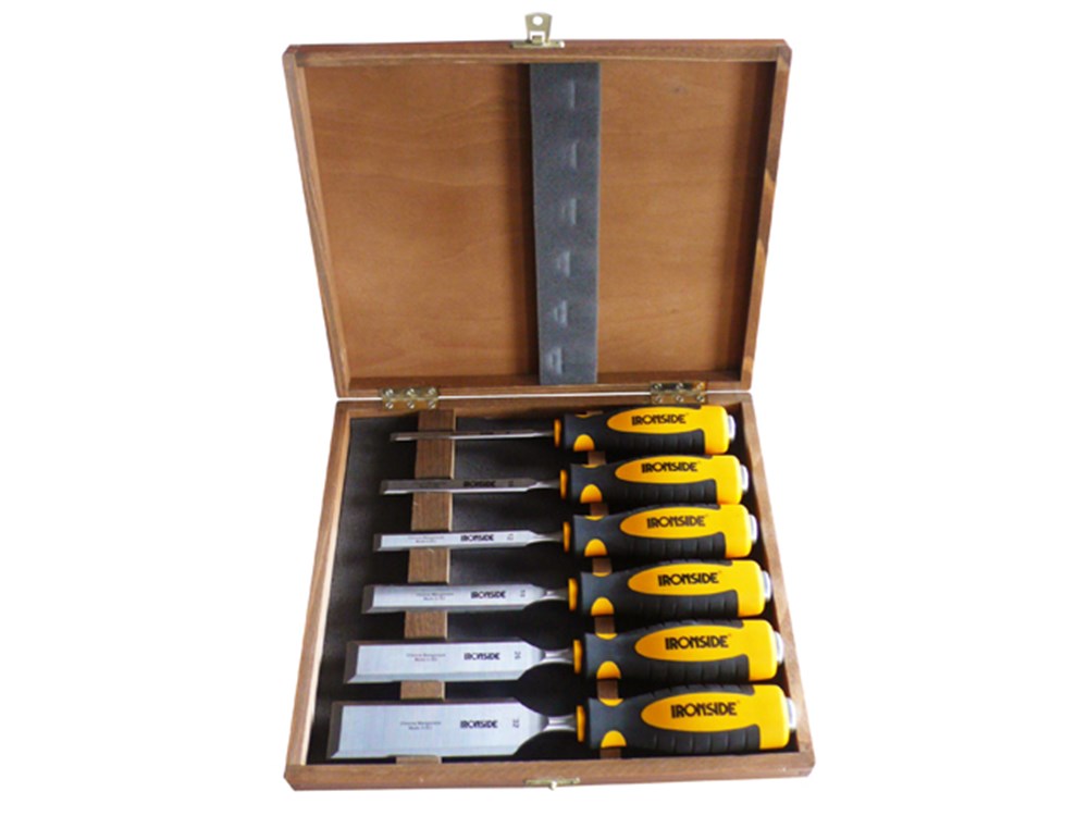 HOUTBEITELSET 6 STUKS BI-COMPO HANDVAT IR134100