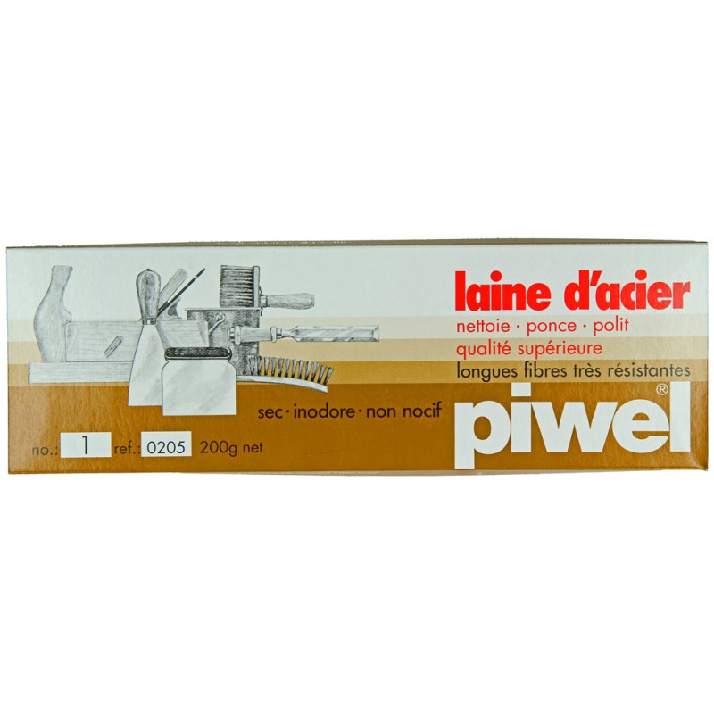 PIWEL STAALWOL IN PAKJES 200G NR: 1 REF:0205-12