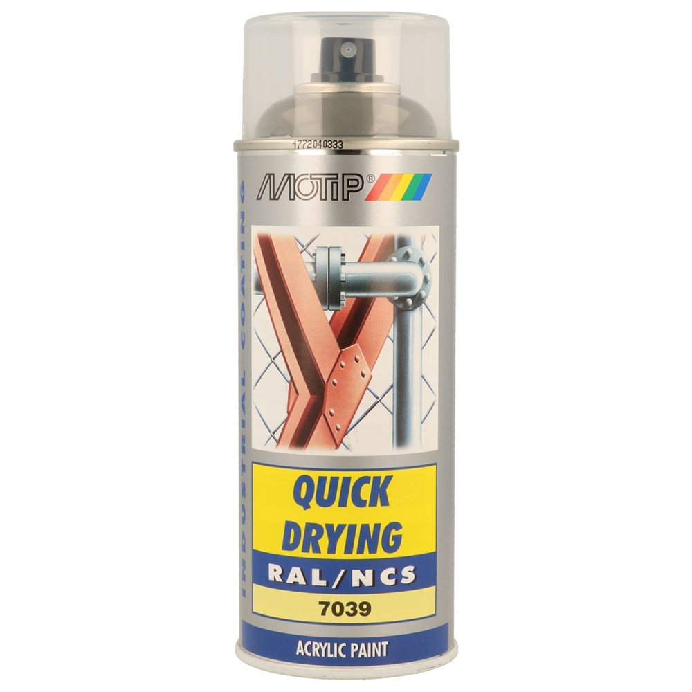MOTIP INDUSTRIAL RAL 7039 KWARTS GRIJS 400 ML REF:MOT07039 MOTIP