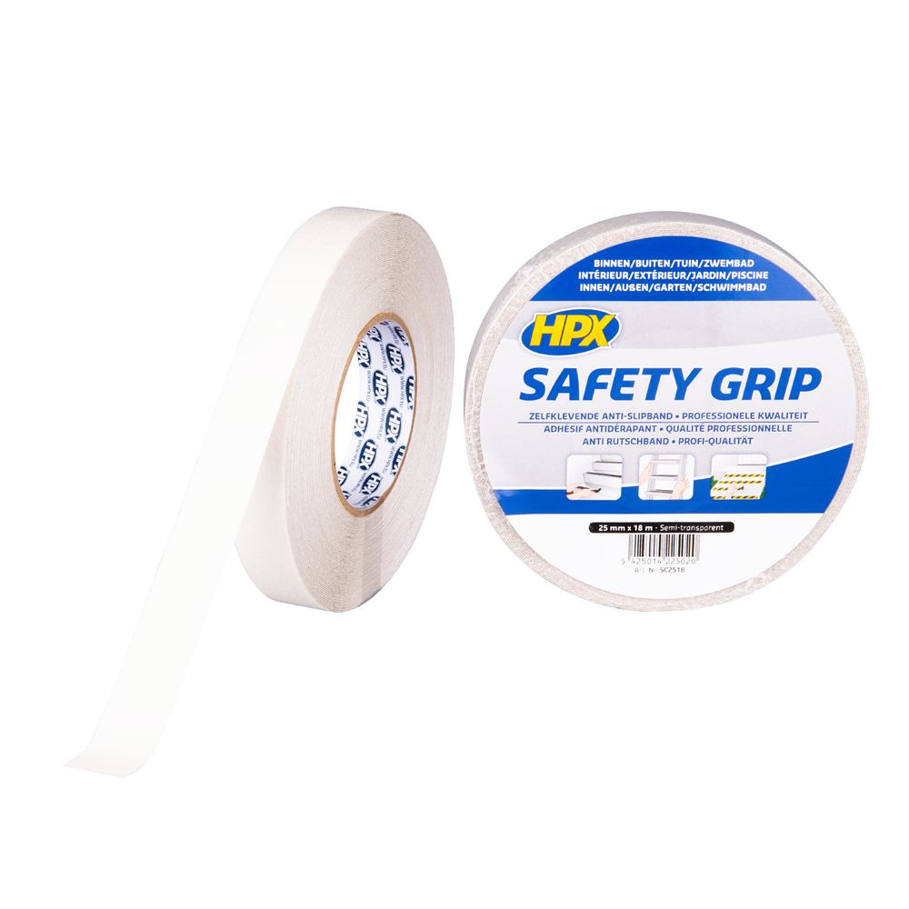SC2518 Anti-slip tape - semi-transparant 25mm x 18m