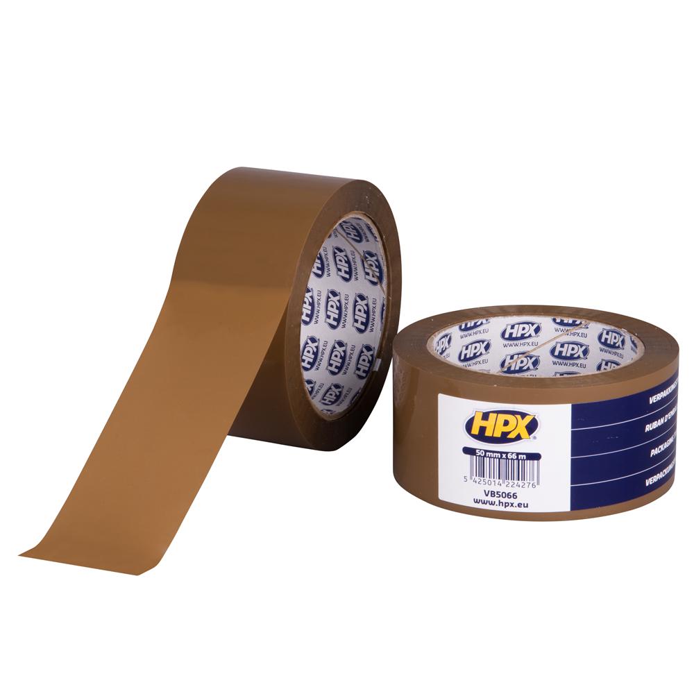 VB5066 Verpakkingstape - bruin 50mm x 66m