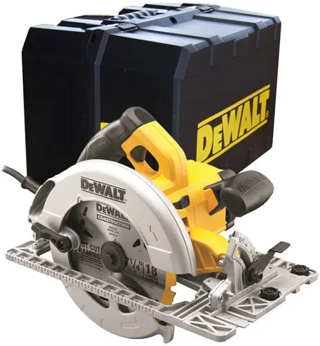 PAKKET: CIRKELZAAG + 1.5M GELEIDERAIL REF:DWE576K-QSDEWALT