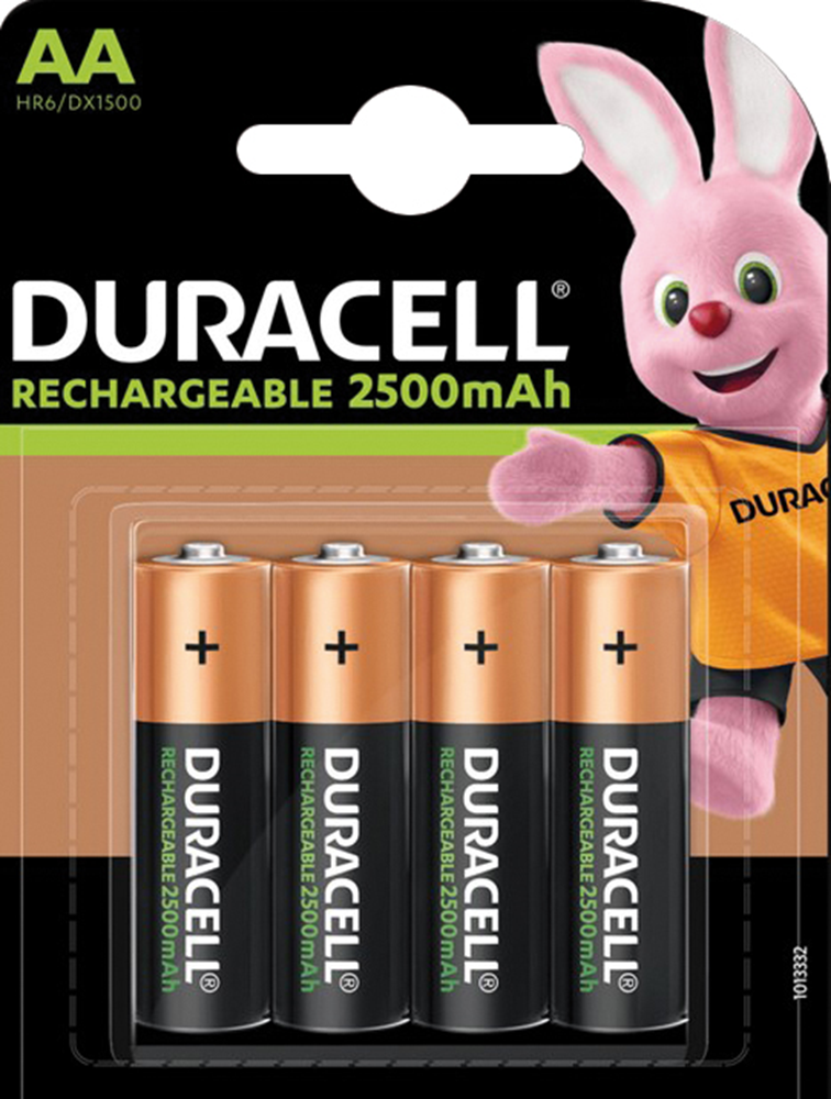 BATTERIJ AA STAY CHARGED B4 DX1500 4ST DURACELL REF:163760206 DURACELL