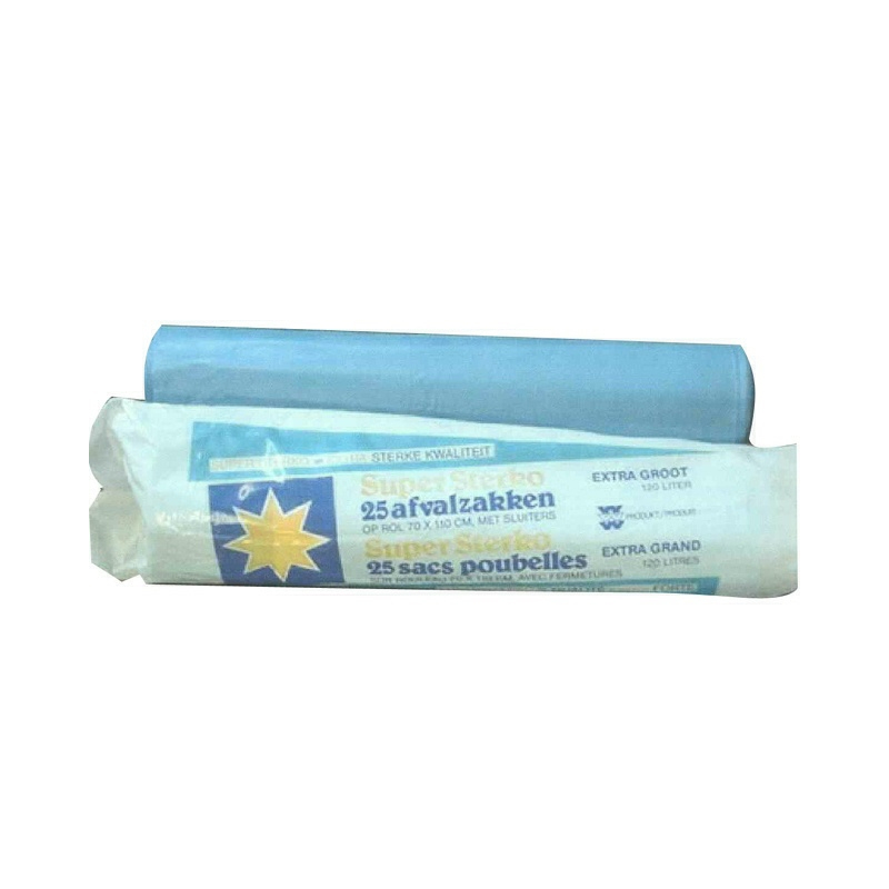 VUILNISZAK ZWART STERCO 20ST 70x100 830022 780010