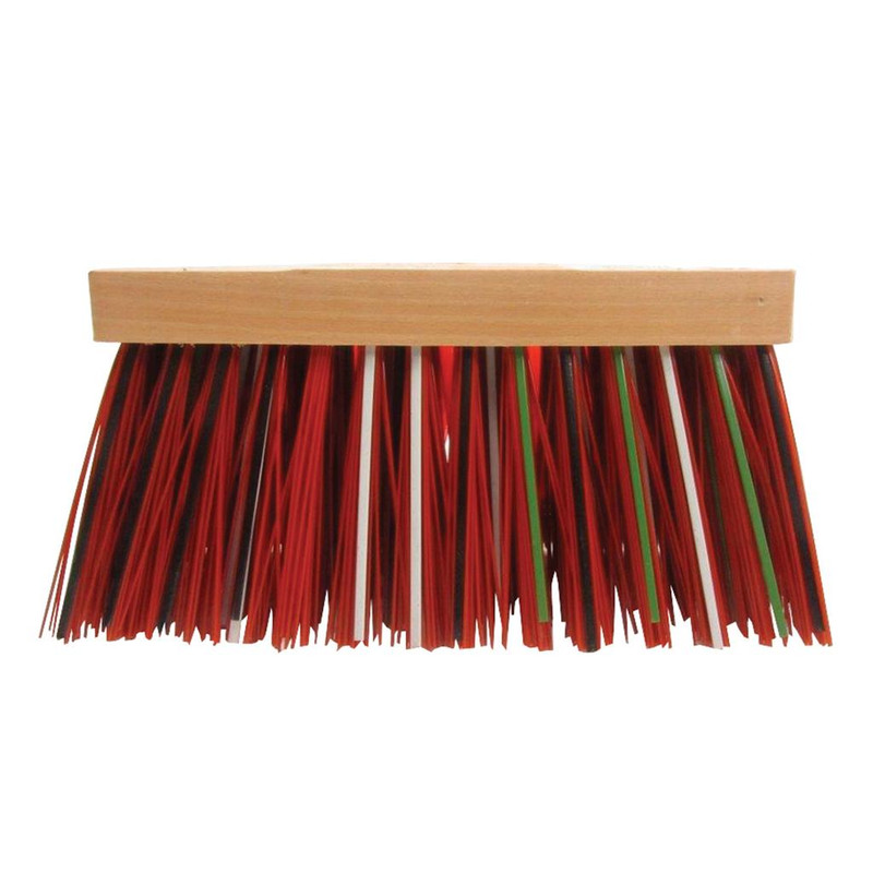 STRAATBEZEM PVC/BALEINEN LANG GELAKT 30CM PLAT 252