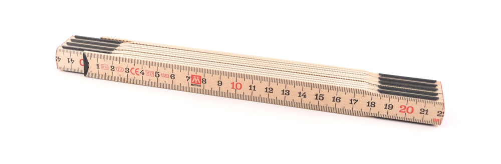 PLOOIMETER HOUT 2Mx17MM NATUUR TYPE PRO 9000 10180 REF:ZE 101809