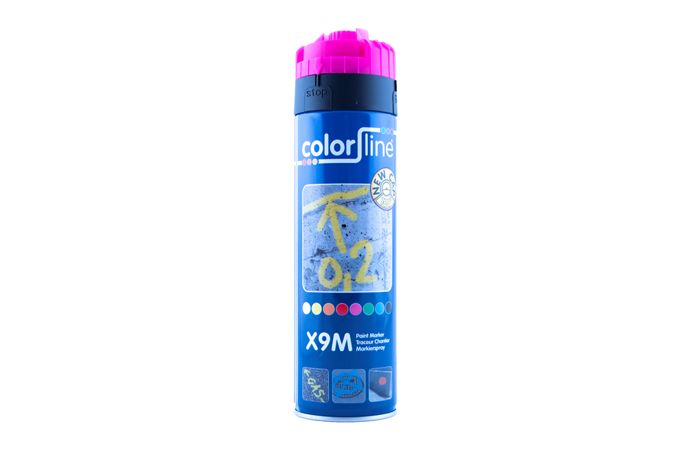 X9M PAINT MARKER 500ML FLUO ROOS REF:CL 21-679