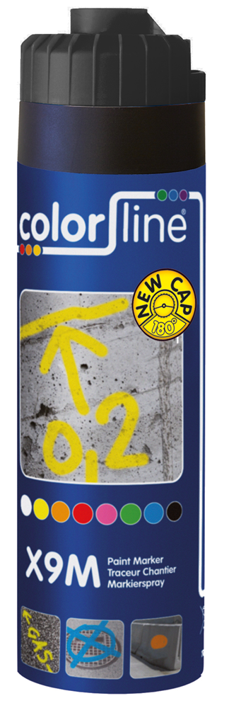 X9M PAINT MARKER - 500 ML - ZWART REF:CL 21-663 CO