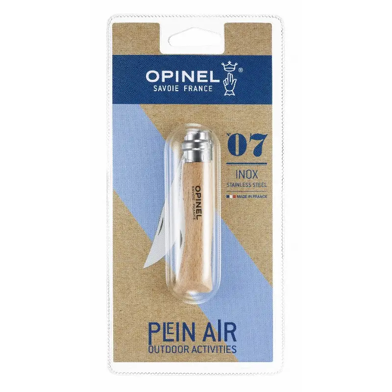 ZAKMES.OPINEL.RVS/HOUT. VIROBLOC.BLST. REF:5118/22