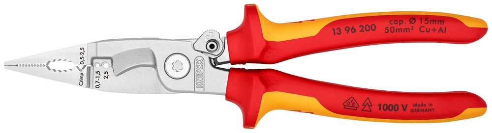 ELEKTRISCHE INSTALLATIETANG 13 96 200 KNIPEX