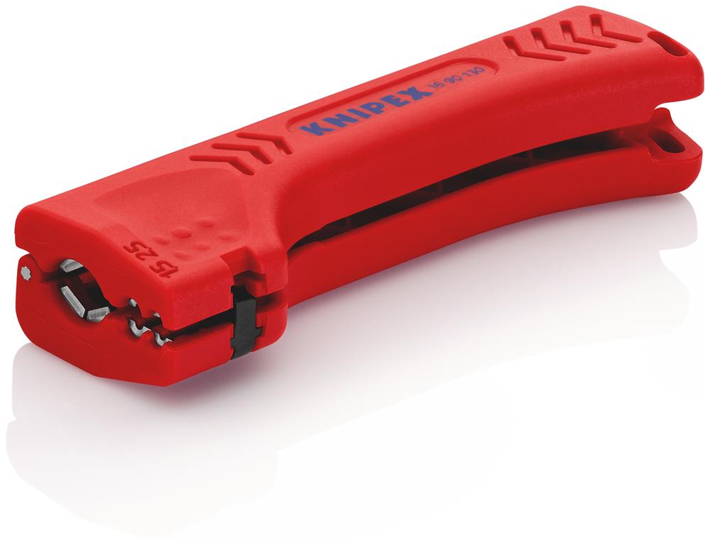 UNIVERSEEL ONTMANTELINGSGEREEDSCHAP VOOR GEBOUW- EN INDUSTRIEKABELS REF:16 90 130 SB KNIPEX