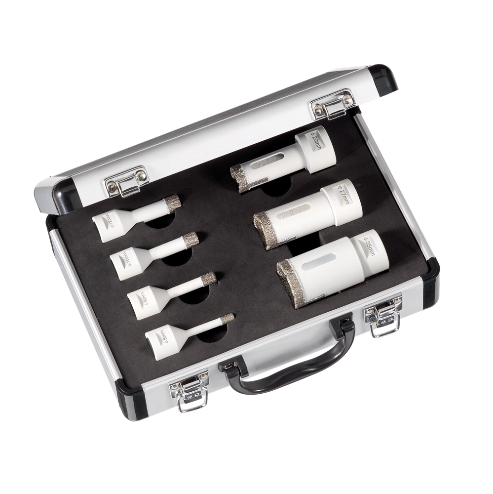 BOORSET VOOR SLIJPMACHINES 7ST EHSSET04NF CARAT