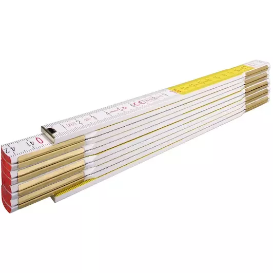 PLOOIMETER 617 WIT/GEEL 2M REF:01128 STABILA