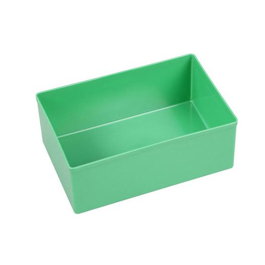 PLASTIC BAKJE 108X160X63MM GROEN 456308 REF:390456