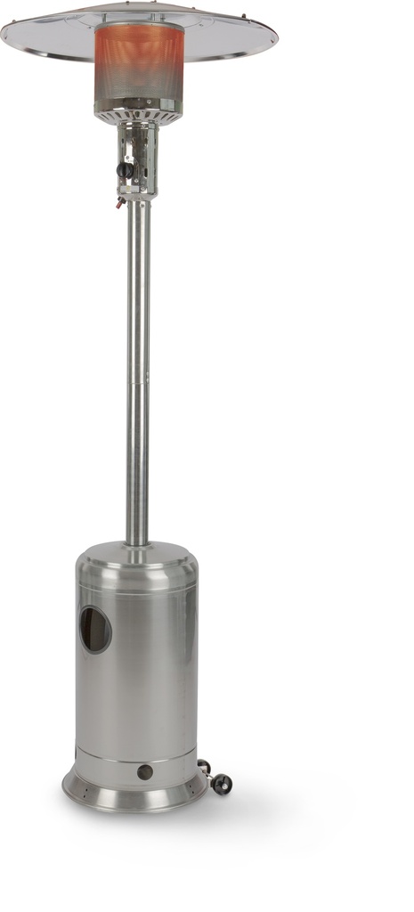 TERRASVERWARMER INOX + WIELEN REF:TV499 PRACTOGARDEN