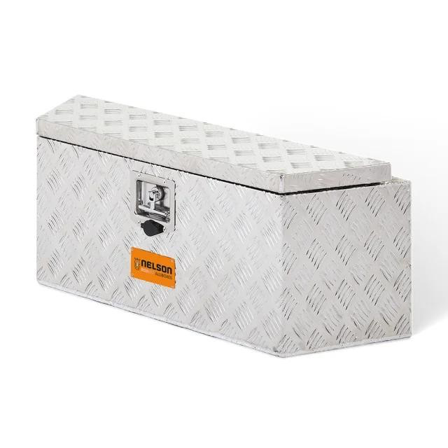 ALU KOFFER VOOR DISSEL AANHANGWAGEN 900X300X350 MM ALBOXTRAP-S