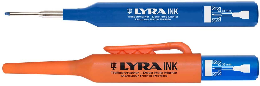 MARKEERSTIFT PERMANENT INK BLAUW 4480051 LYRA