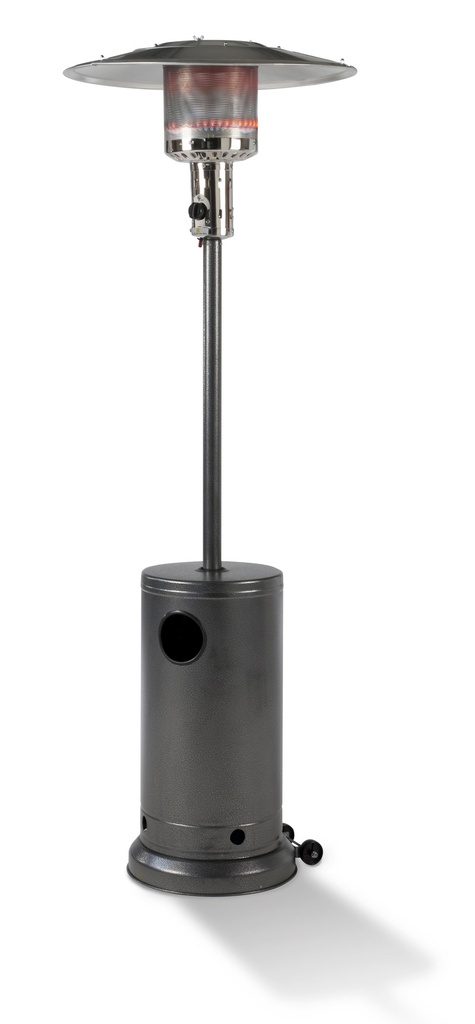 TERRASVERWARMER CHAMPION GRIJS + WIELEN REF:TV109 PRACTOGARDEN