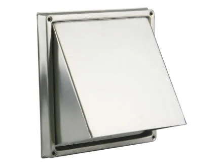 DAMPKAPROOSTER INBOUW 641 Ø125 INOX REF:8718 RENSON