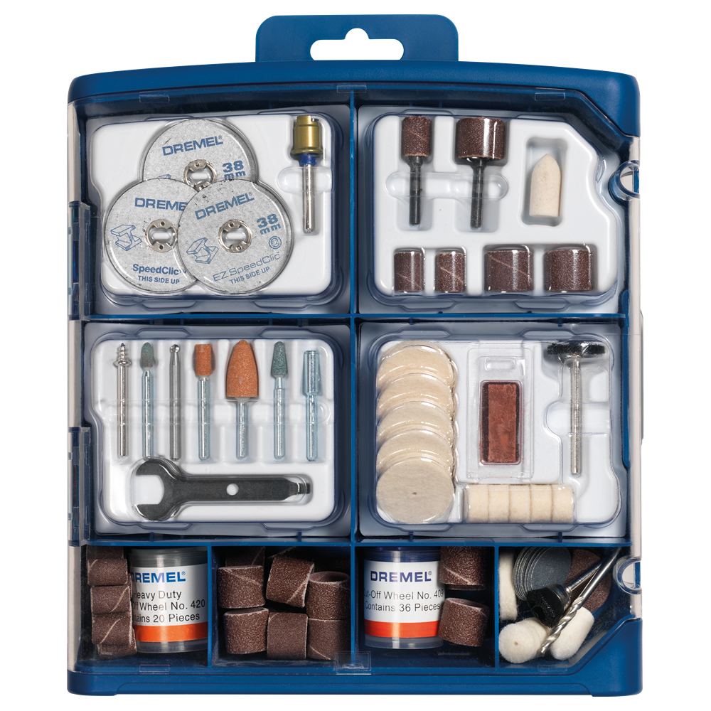 724JA. 150-DELIGE MULTIFUNCTIONELE ACCESSOIRE SET. REF:2 615 S72 4JA DREMEL
