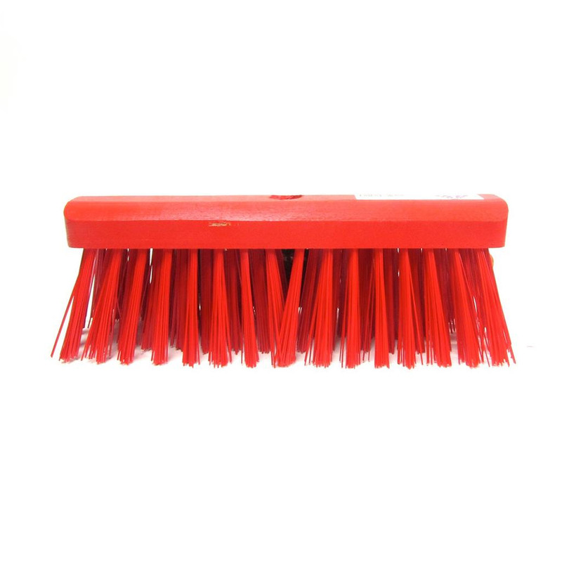 STRAATBEZEM PVC KORT ROOD 30CM ROND REF:2522
