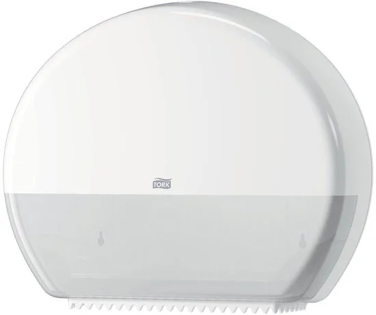 TOILETPAPIERDISPENSER WC ROLLEN JUMBO KUNSTSTOF.HXBXD 360X43