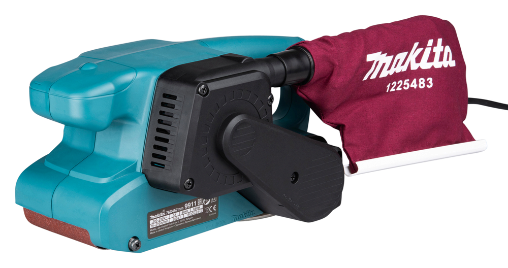 BANDSCHUURMACHINE 75X457MM 650W + MAKPAC REF:9911J MAKITA