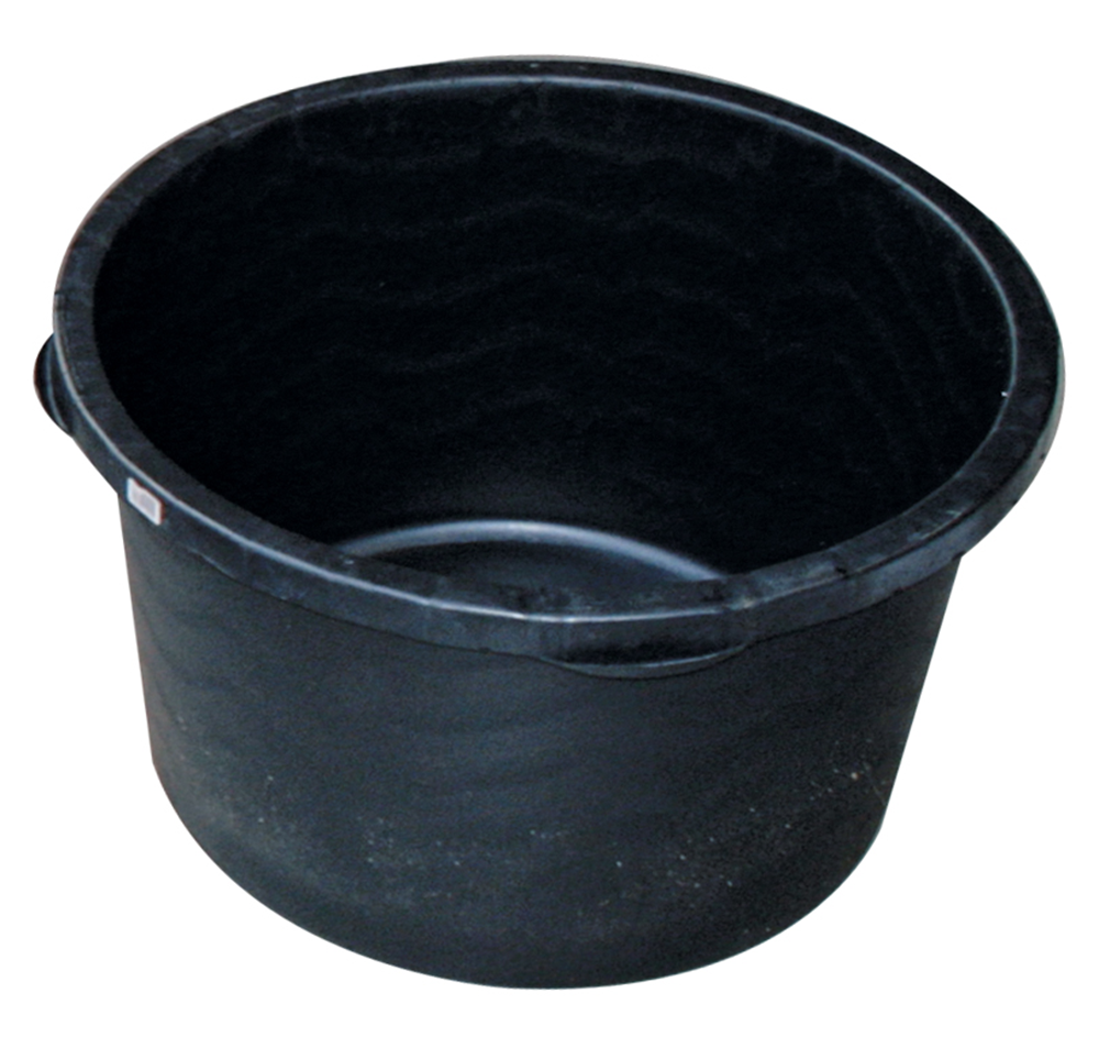 MORTELKUIP ROND PE 90L ZWART REF:HP 90050