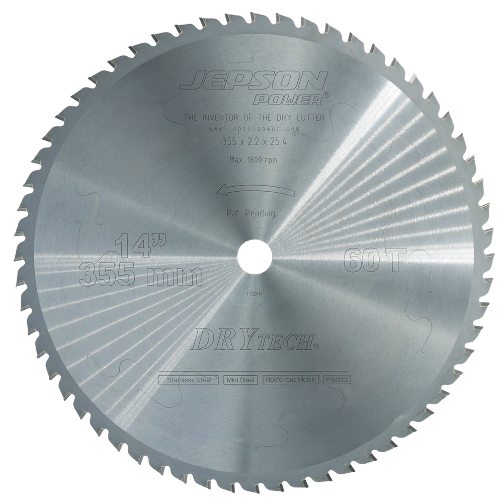 Drytech® HM-zaagblad Ø 355 mm / 60T voor staal & inox