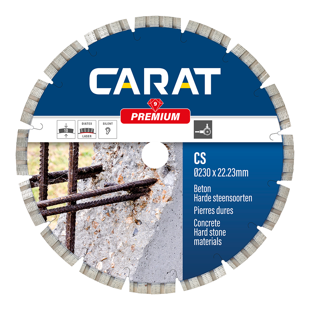 LASER BETONZAAG PREMIUM 180X22.23 CS1803000P CARAT
